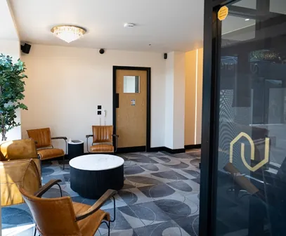 Nu Dentalign reception and waiting area in Baildon